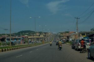Cidade de Abeokuta, em Ogun State, Nigéria.